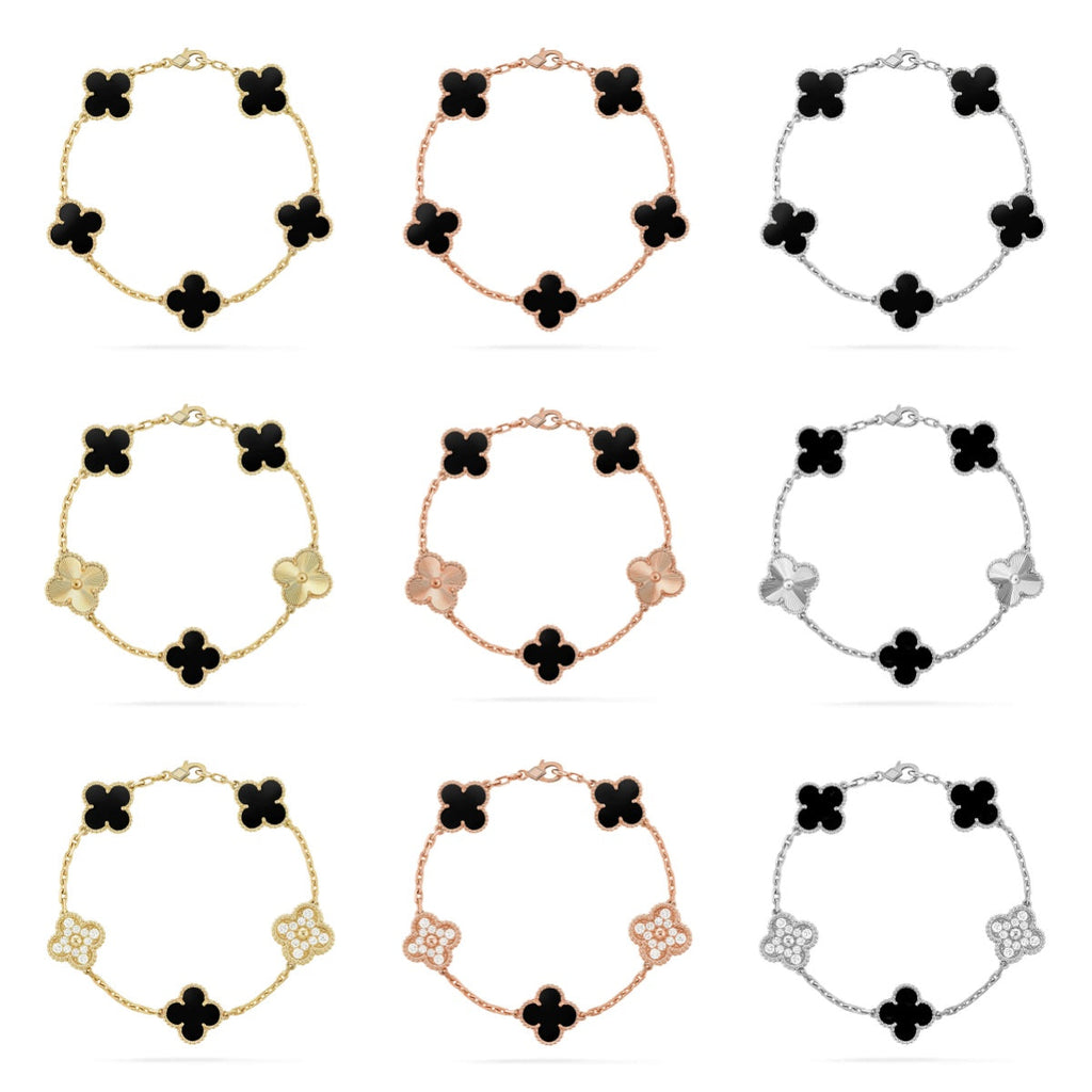 [Dream]NEUE CLOVER 5 MOTIF ONYXS ARMBAND KOLLEKTION