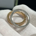 "Dream" Perlee Diamant Silberring
