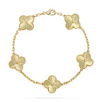[Dream]New  CLOVER 5 MOTIF LASER BRACELET COLLECTION