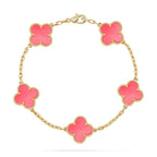 [Dream]Neue ROSA PERLMUTT-ARMBANDKOLLEKTION MIT KLEEBÄTTERN (5 MOTIVE)