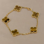 [Dream]Neue CLOVER 5 MOTIFS TIGER EYE ARMBAND-KOLLEKTION