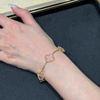 [Traum]Neues CLOVER 5 MOTIF BERGKRISTALL ARMBAND