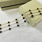 [¡®Dream¡¯]CLOVER 6 MOTIF  ONYX ARMBAND