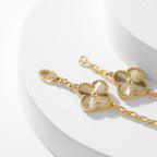¡®Dream¡¯CLOVER 10 MOTIFS LASER NECKLACE