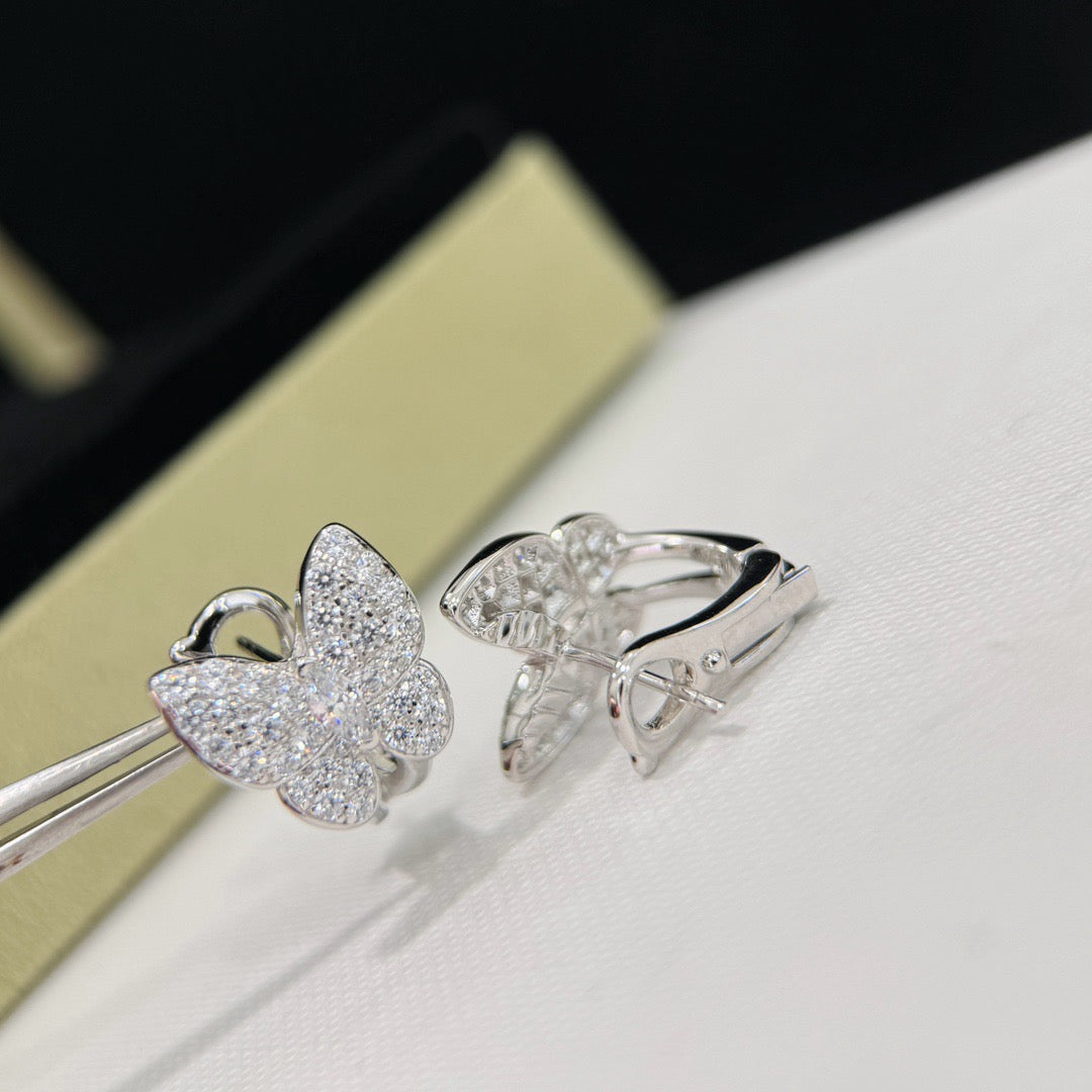 ¡®Dream¡¯BUTTERFLY ALL DIAMOND EARRINGS
