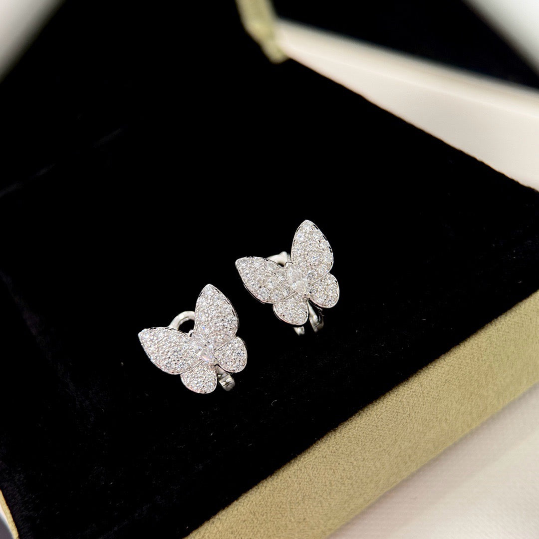 ¡®Dream¡¯BUTTERFLY ALL DIAMOND EARRINGS