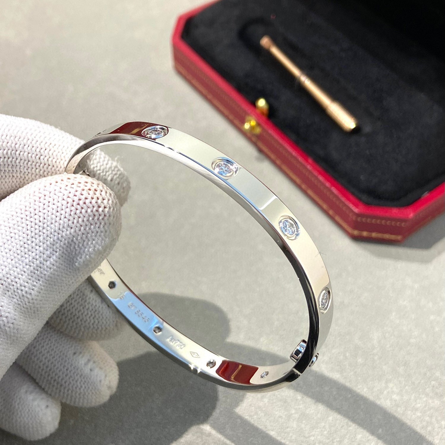 ¡®Dream¡¯LOVE BRACELET 6.1MM 10 DIAMONDS