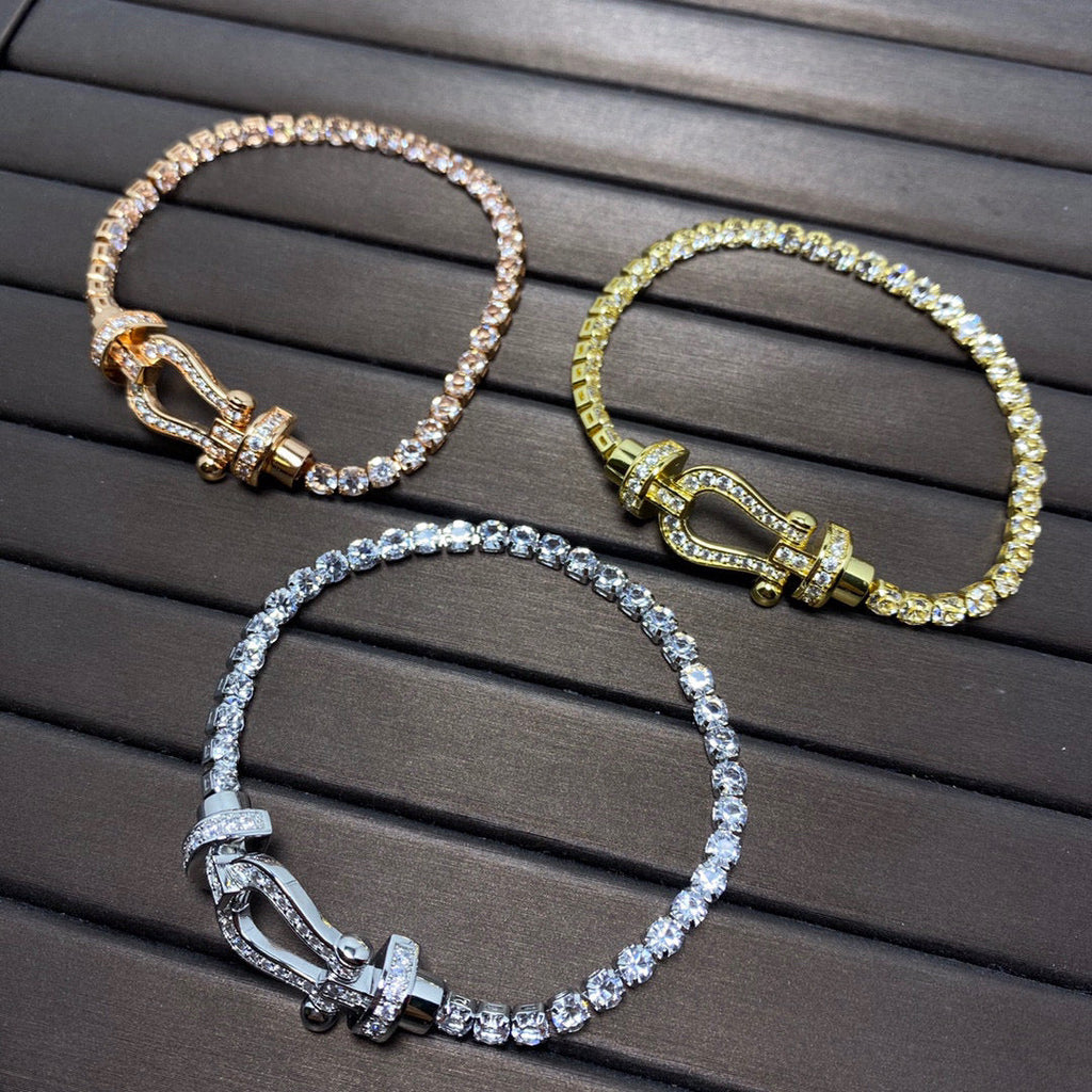 „Dream“FORCE HUFEISEN DIAMANT TENNISARMREIF