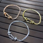 „Dream“FORCE HUFEISEN DIAMANT TENNISARMREIF
