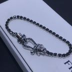 „Dream“FORCE GROSSES HUFEISEN VOLLDIAMANT-TENNISARMBAND