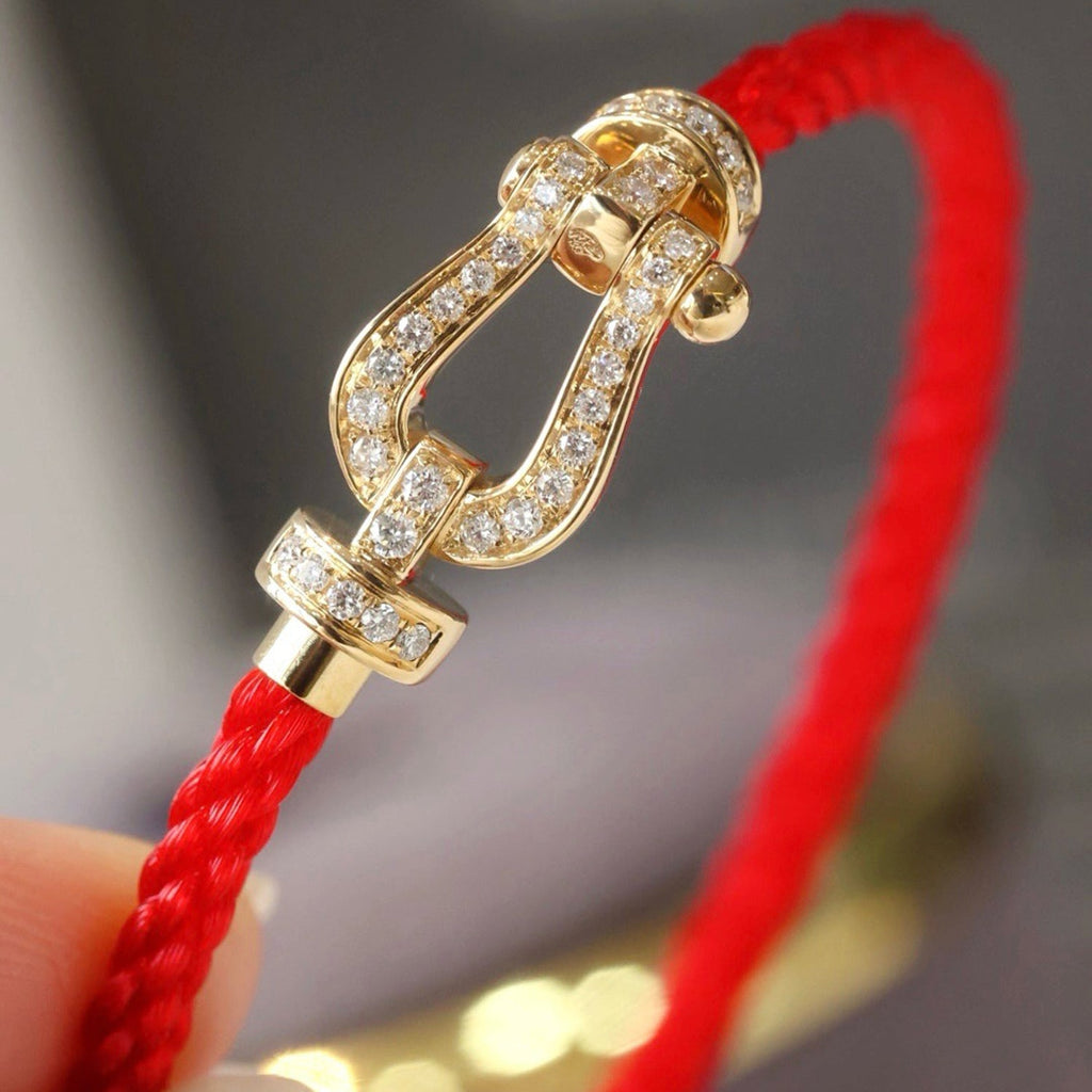 „Dream“FORCE GROSSES HUFEISEN VOLLBESETZTES DIAMANTARMREIF ROSÉGOLD