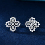„Dream“-Ohrringe, vollflächiges Motiv mit Diamanten, 16 mm