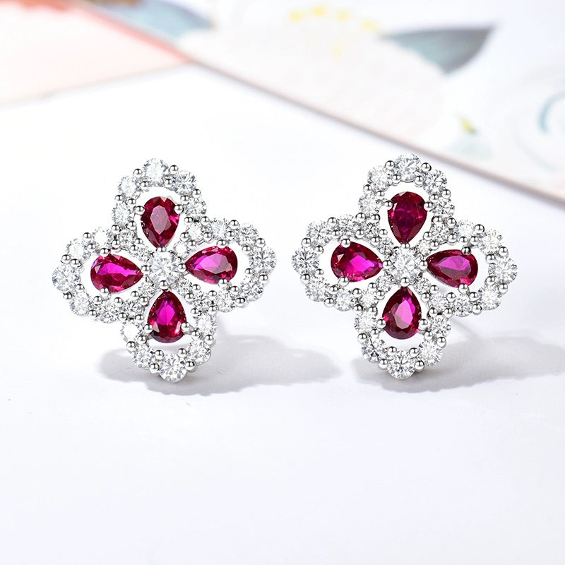 ¡®Dream¡¯LOOP EARRINGS FULL MOTIF DIAMOND 16MM