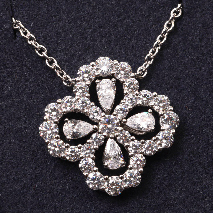 ¡®Dream¡¯LOOP NECKLACE FULL MOTIF DIAMOND 16MM MULTIPLE COLORS