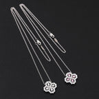 ¡®Dream¡¯LOOP NECKLACE FULL MOTIF DIAMOND 16MM MULTIPLE COLORS