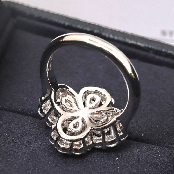 „Dream“-LOOP-RING VOLLSTÄNDIGES MOTIV DIAMANT 16MM SILBER