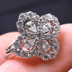 „Dream“-LOOP-RING VOLLSTÄNDIGES MOTIV DIAMANT 16MM SILBER