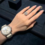 „Dream“-LOOP-RING VOLLSTÄNDIGES MOTIV DIAMANT 16MM SILBER