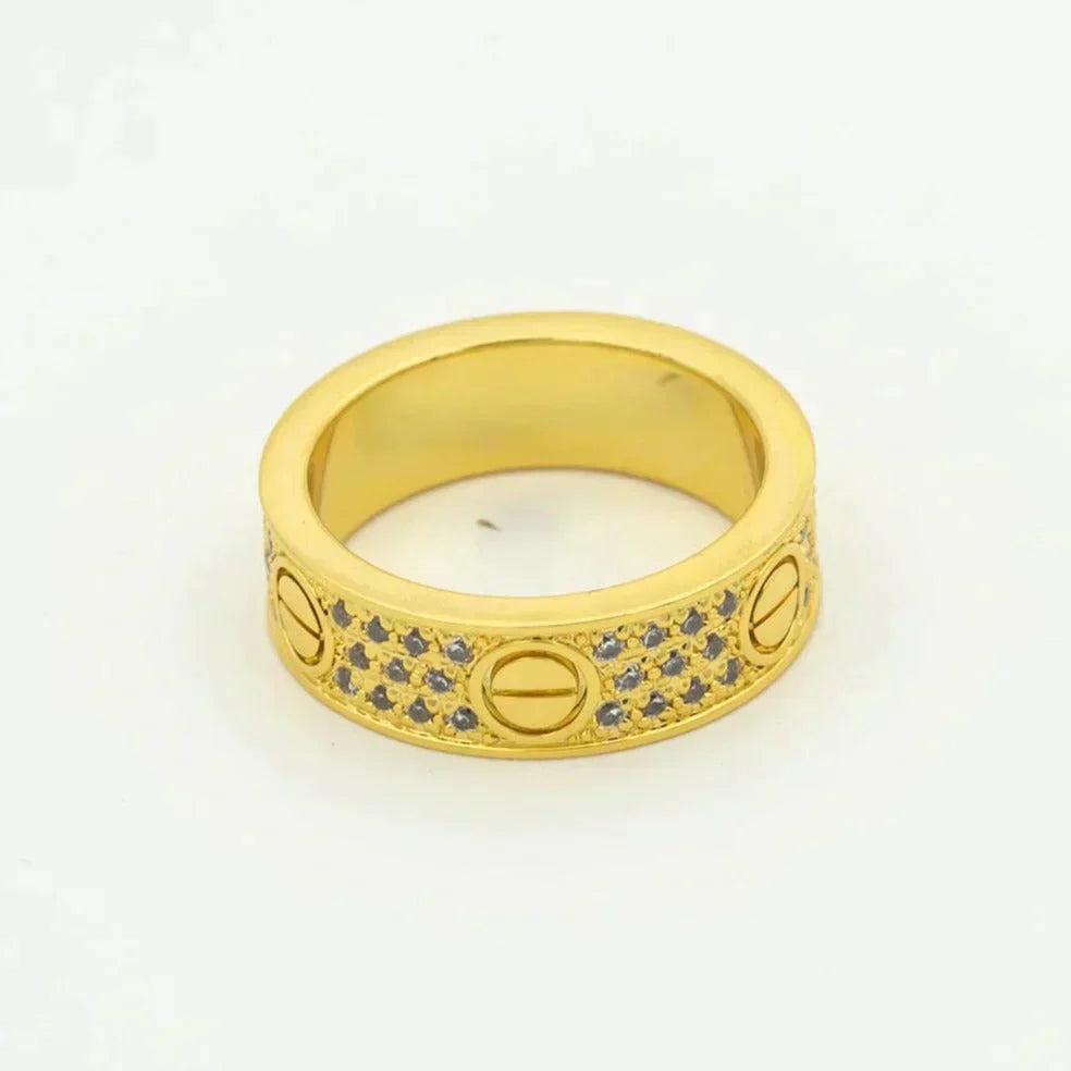 „Dream“ LIEBESRING 5.5MM DIAMANTEN PFLASTERUNG