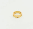 'Dream' LIEBESRING 5.5MM 3 DIAMANTEN GOLD