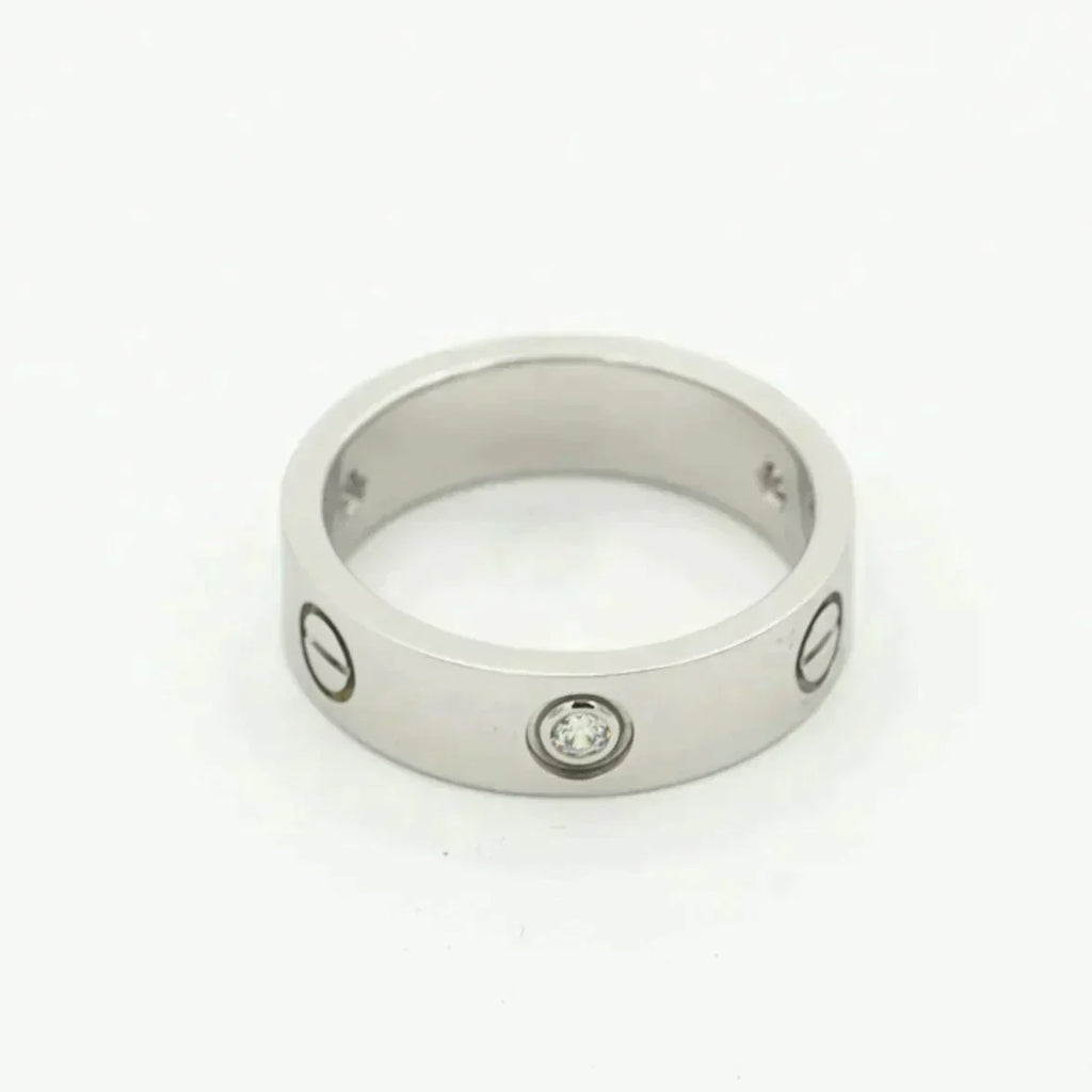 ¡®Dream¡¯LOVE RING 5.5MM 3 DIAMONDS SILBER