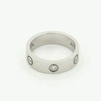¡®Dream¡¯LOVE RING 5.5MM 3 DIAMONDS SILBER