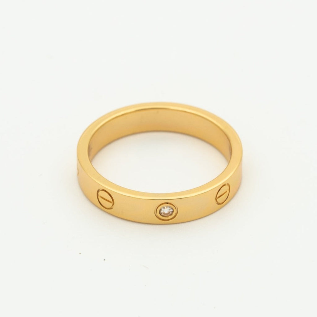 ®Dream®LOVE RING 4MM 1 DIAMANT ROSÉGOLD