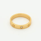 ®Dream®LOVE RING 4MM 1 DIAMANT ROSÉGOLD