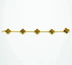 [Dream]Neue CLOVER 5 MOTIFS TIGER EYE ARMBAND-KOLLEKTION