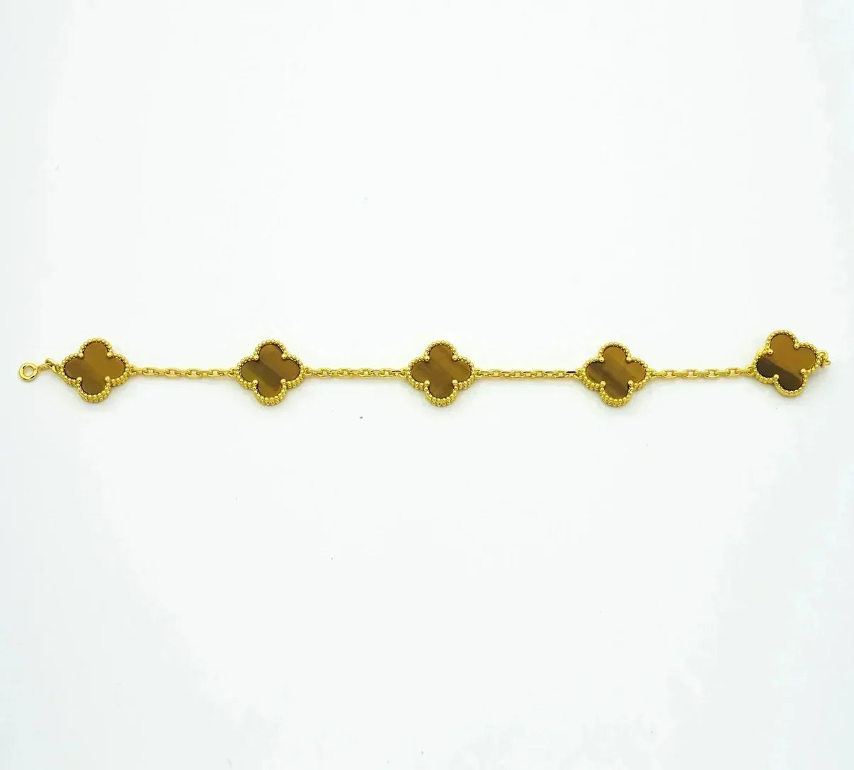 [Dream]Neue CLOVER 5 MOTIFS TIGER EYE ARMBAND-KOLLEKTION