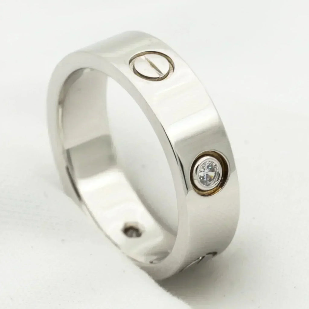 ¡®Dream¡¯LOVE RING 5.5MM 3 DIAMONDS SILBER