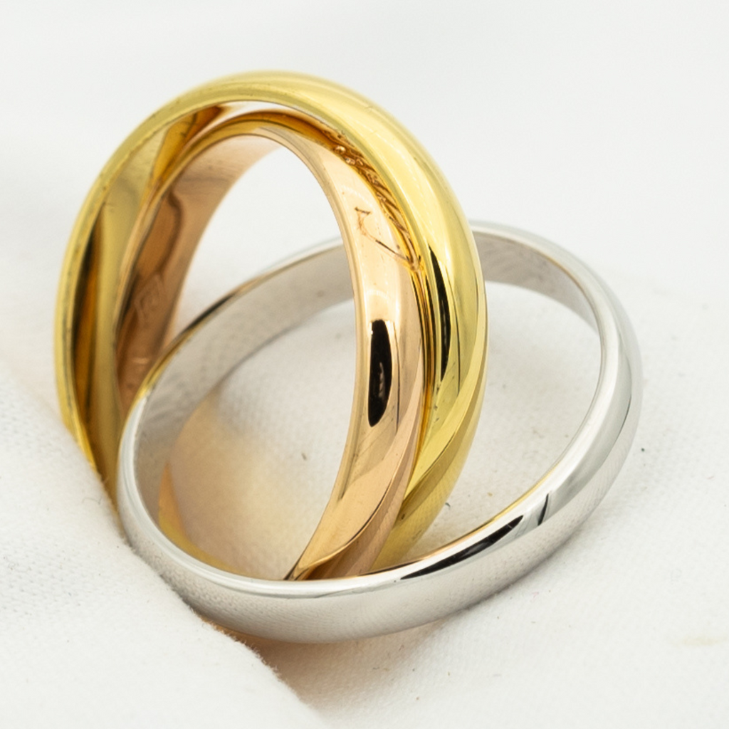 ¡®Dream¡¯TRINITY RING GOLD PINK GOLD SILVER