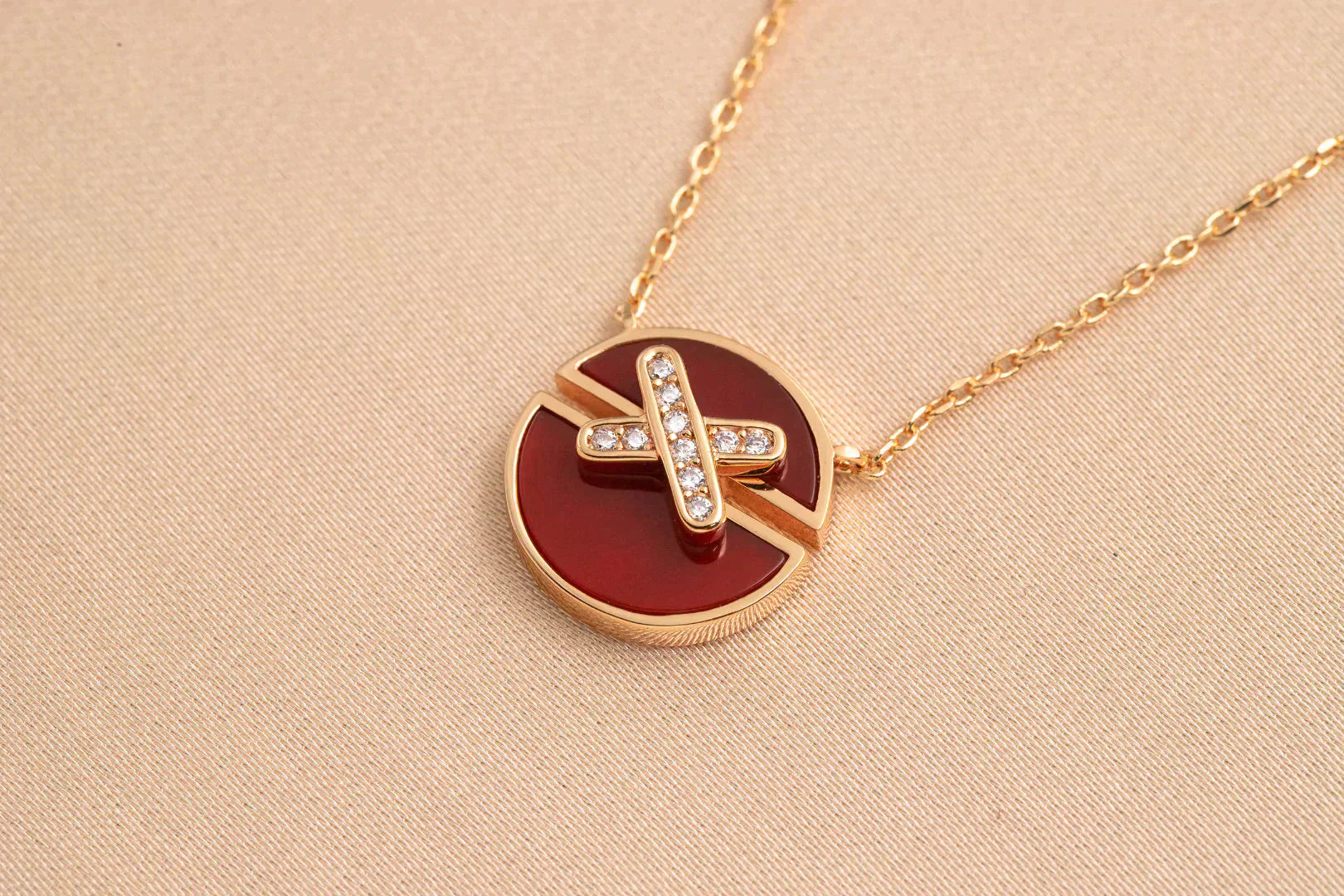 ¡®Dream¡¯JEUX DE ROSE GOLD DIAMOND NECKLACE