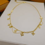¡®Dream¡¯BLOOMING SUPPLE NECKLACE BRASS