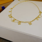 ¡®Dream¡¯BLOOMING SUPPLE NECKLACE BRASS