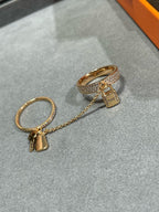¡®Dream¡¯HM KELLY CLOCHETTE DOPPELRING IN MIT DIAMANTEN
