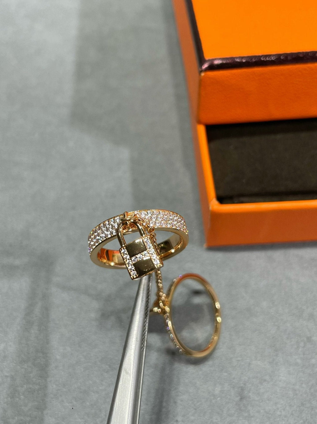 ¡®Dream¡¯HM KELLY CLOCHETTE DOPPELRING IN MIT DIAMANTEN