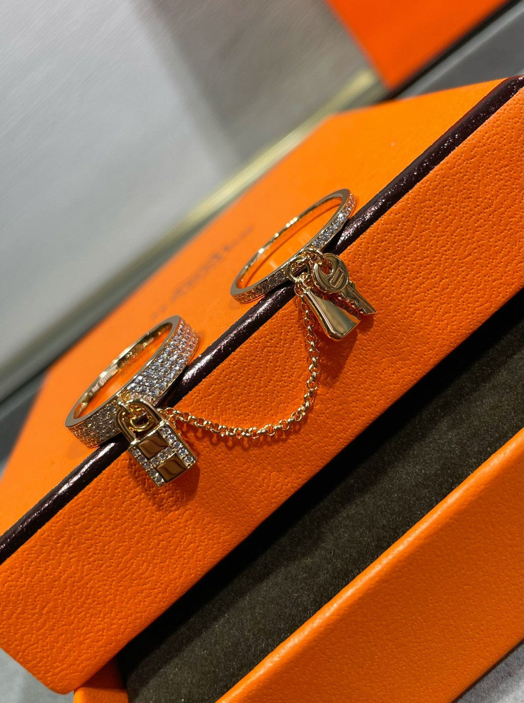 ¡®Dream¡¯HM KELLY CLOCHETTE DOPPELRING IN MIT DIAMANTEN