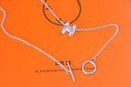 ¡®Dream¡¯HM NECKLACE H LETTER OVAL SERIES