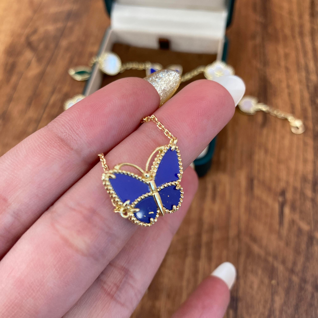 [Dream JURI] 2026 NEW LUCKY BUTTERFLY 1 MOTIFS NECKLACE