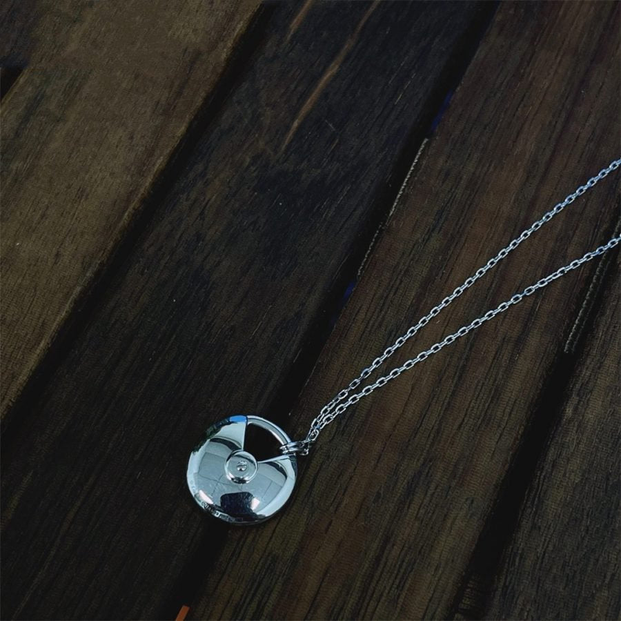 ¡®Dream¡¯AMULETTE SILVER FULL DIAMOND NECKLACE