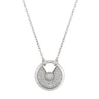 ¡®Dream¡¯AMULETTE SILVER FULL DIAMOND NECKLACE