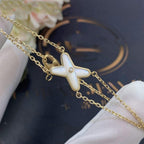 ¡®Dream¡¯JEUX BRACELET WHITE MOP GOLD 1 DIAMOND