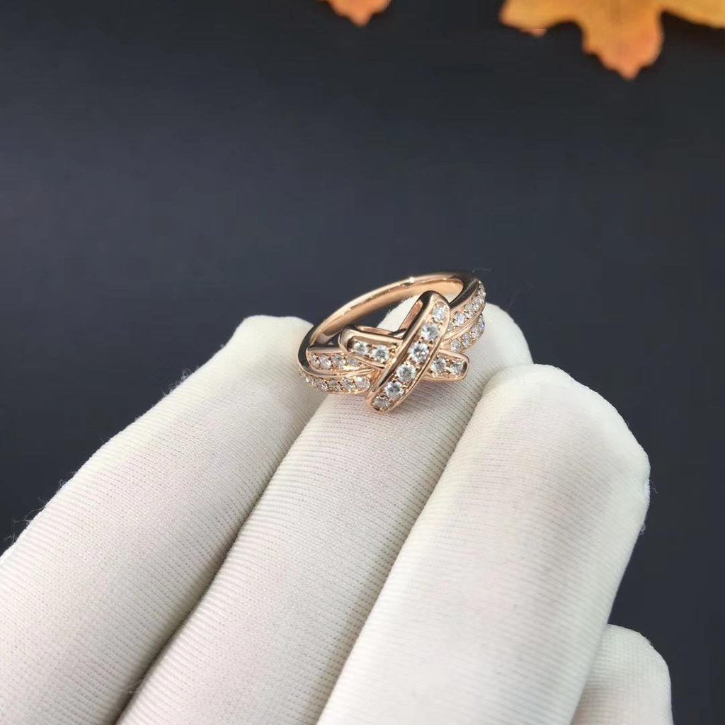 "Dream" Ring JEUX aus Roségold mit Diamanten