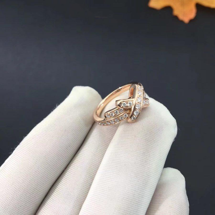 "Dream" Ring JEUX aus Roségold mit Diamanten
