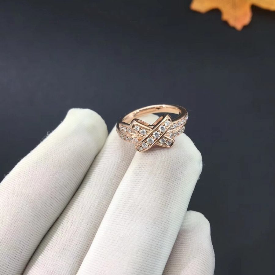 "Dream" Ring JEUX aus Roségold mit Diamanten