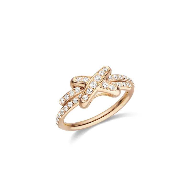 "Dream" Ring JEUX aus Roségold mit Diamanten