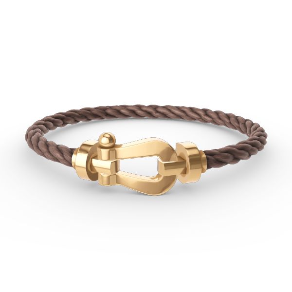 „Dream“-ARMBAND GROSSES HUFEISEN OHNE DIAMANT GOLD