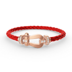 FORCE LARGE HORSESHOE HALBDiamant-Armband Roségold