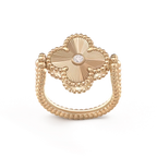 ¡®Dream¡¯CLOVER RIVERSIBLE ROSE GOLD RING